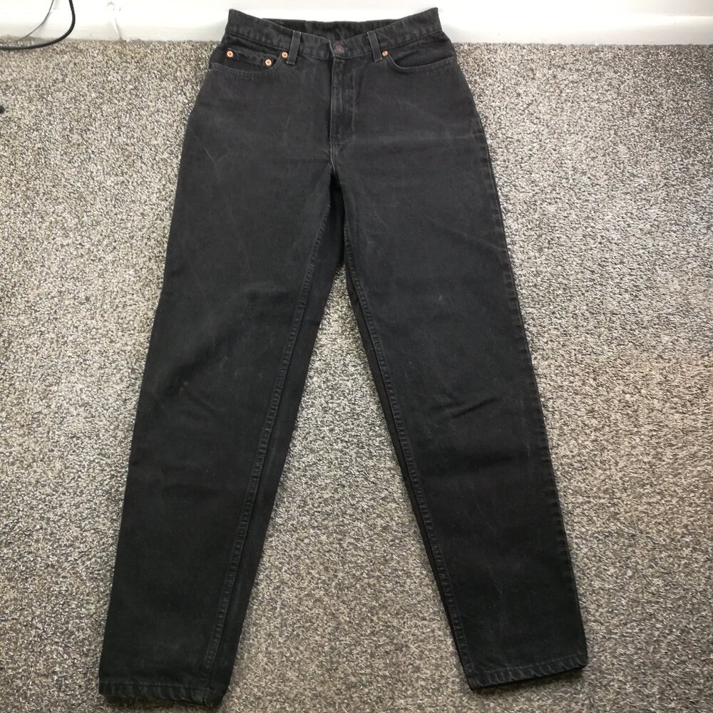 Vintage 1996 Levis Jeans 521 Tapered Leg High Rise Womens 12 Med 30x31 USA Made